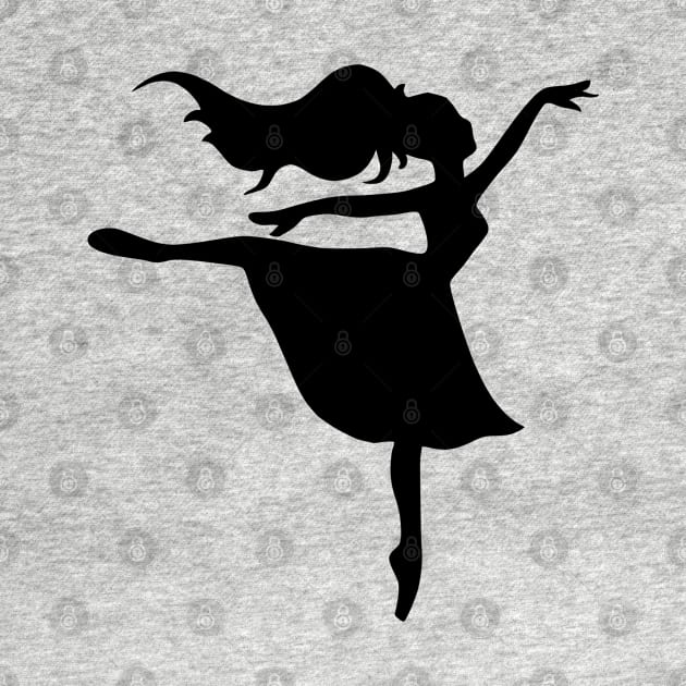 Ballerina Silhouette by KayBee Gift Shop